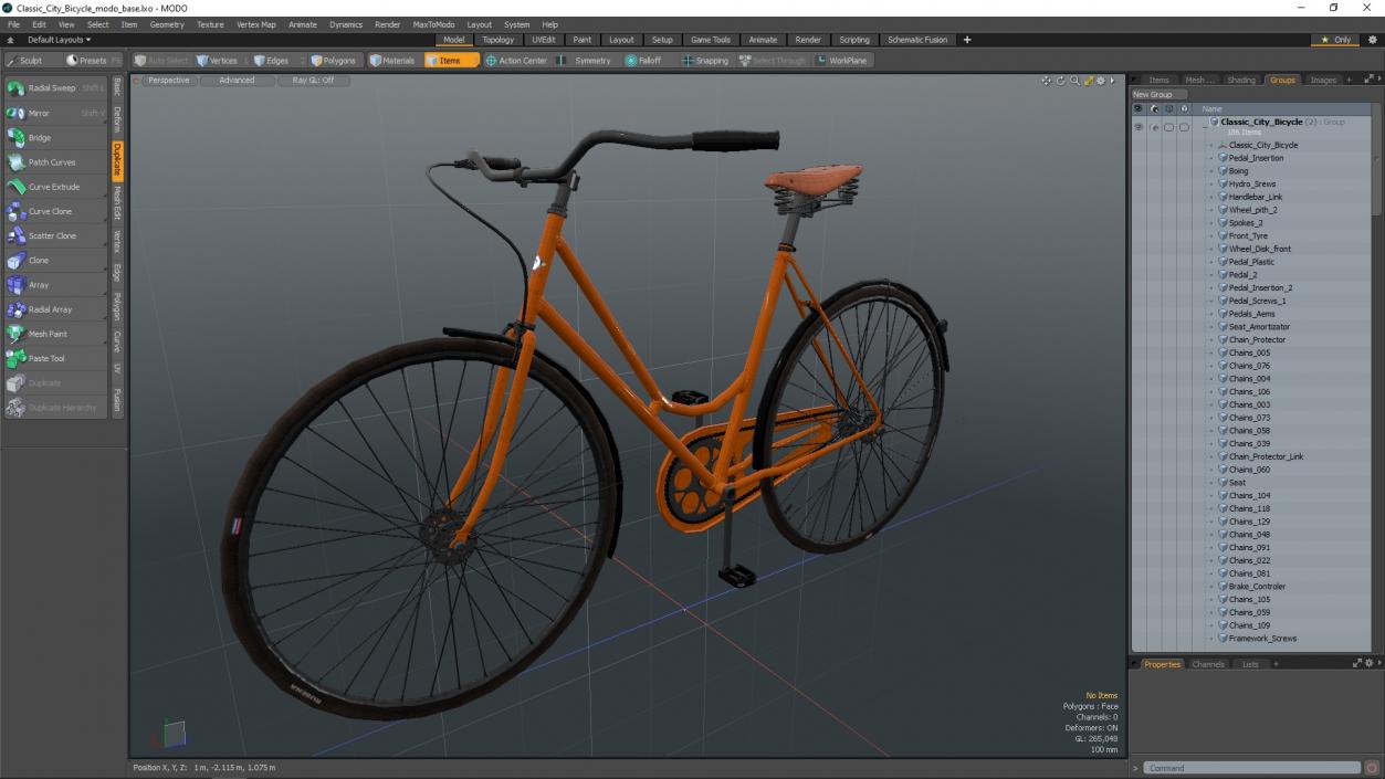 3D model Classic City Bicycle