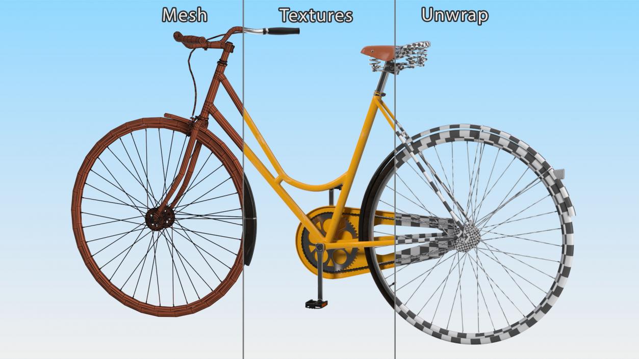 3D model Classic City Bicycle