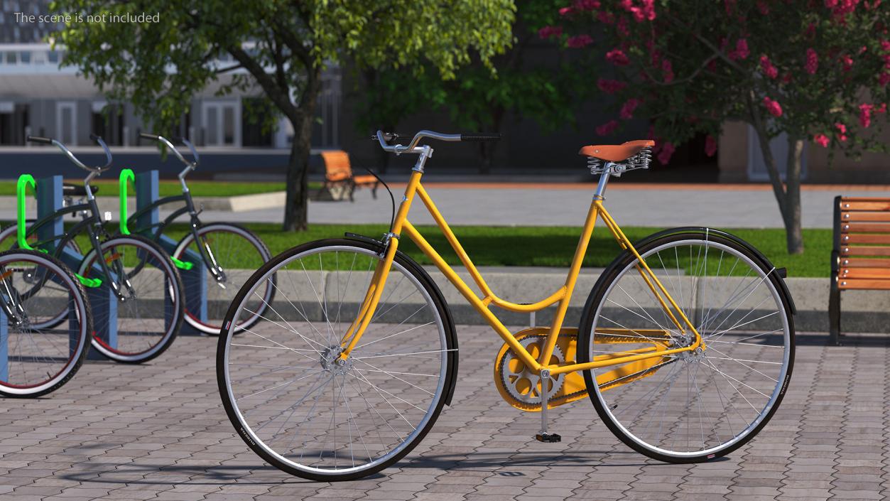 3D model Classic City Bicycle