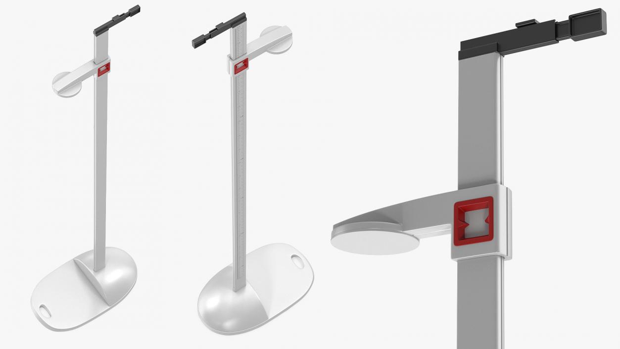 3D model Portable Mechanical Height Measuring Rod