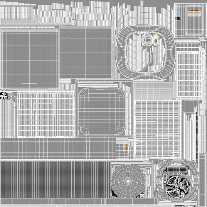 3D Central Air Conditioner Carrier Infinity 21 model