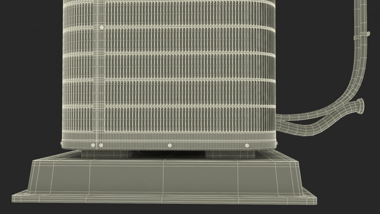 3D Central Air Conditioner Carrier Infinity 21 model