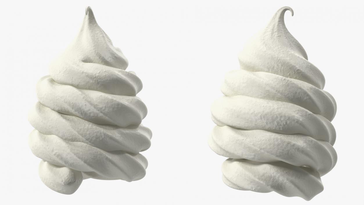 Ice Cream Top White 3D model