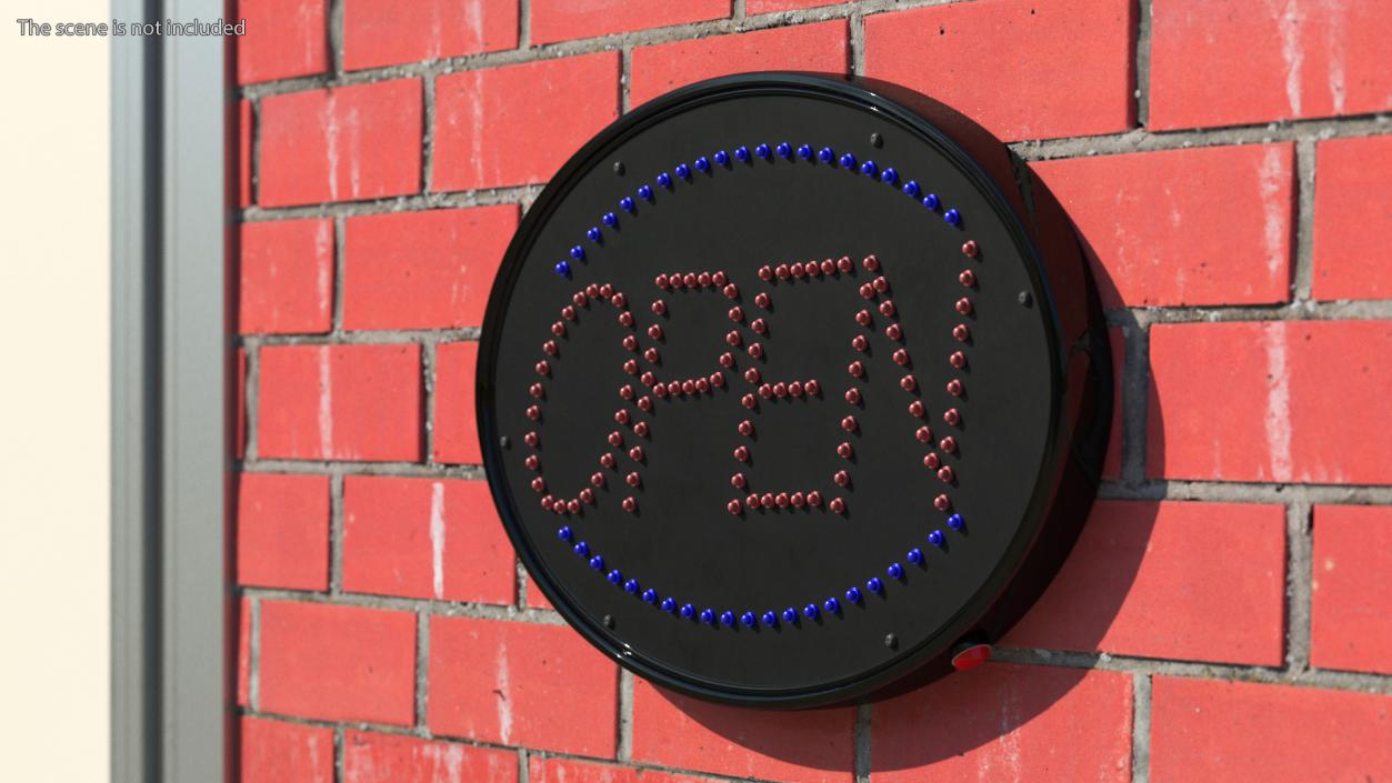 Oval LED Light Business Sign Open OFF 3D