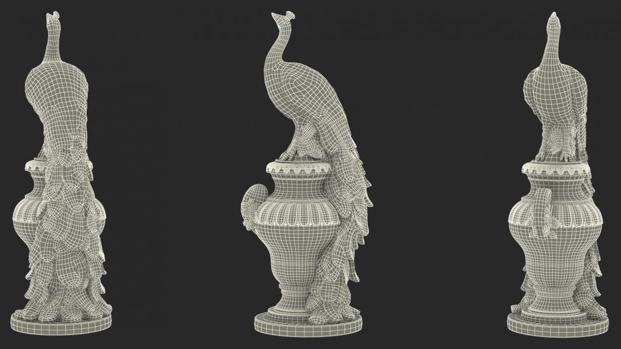 3D Statues Collection model