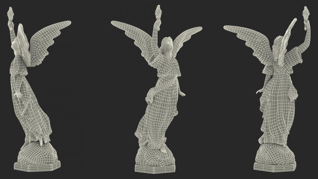 3D Statues Collection model