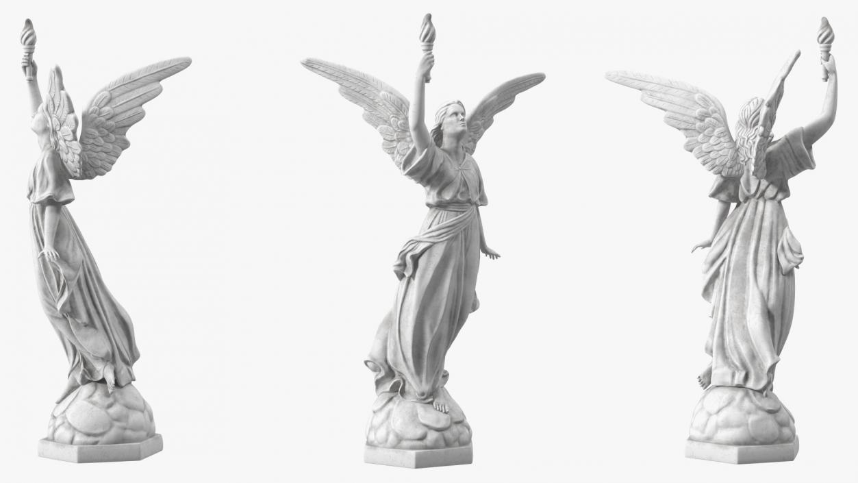 3D Statues Collection model