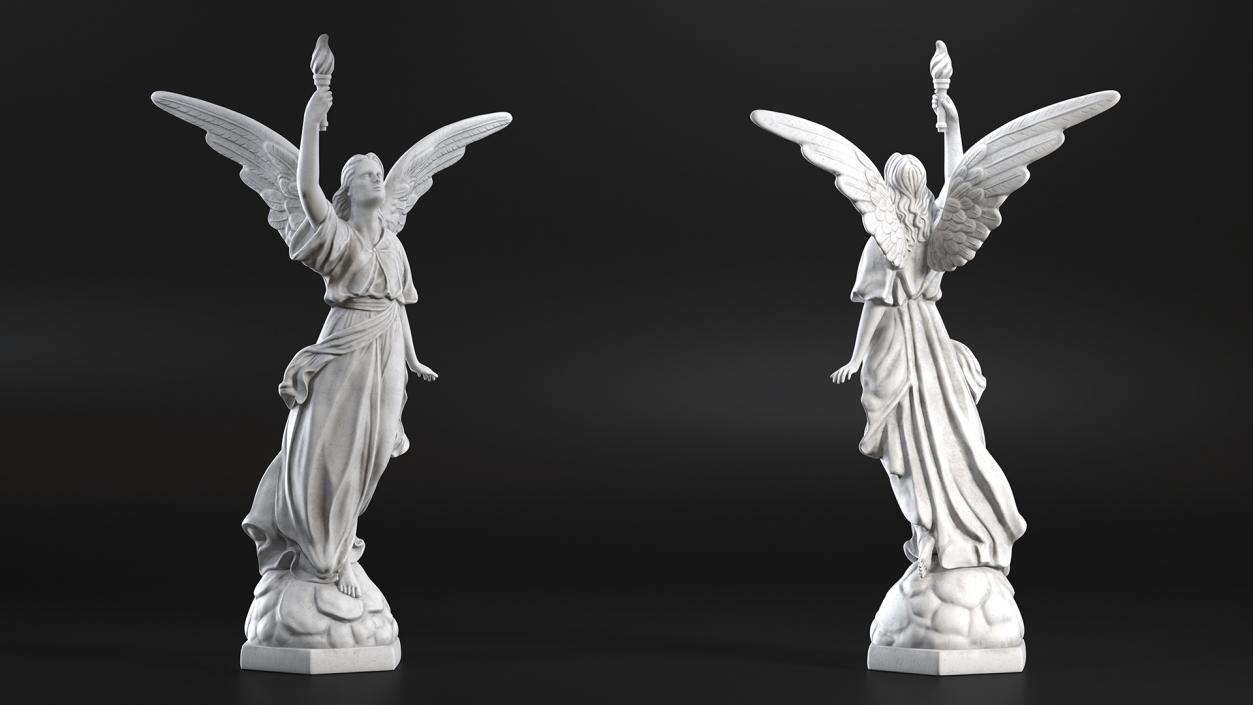 3D Statues Collection model