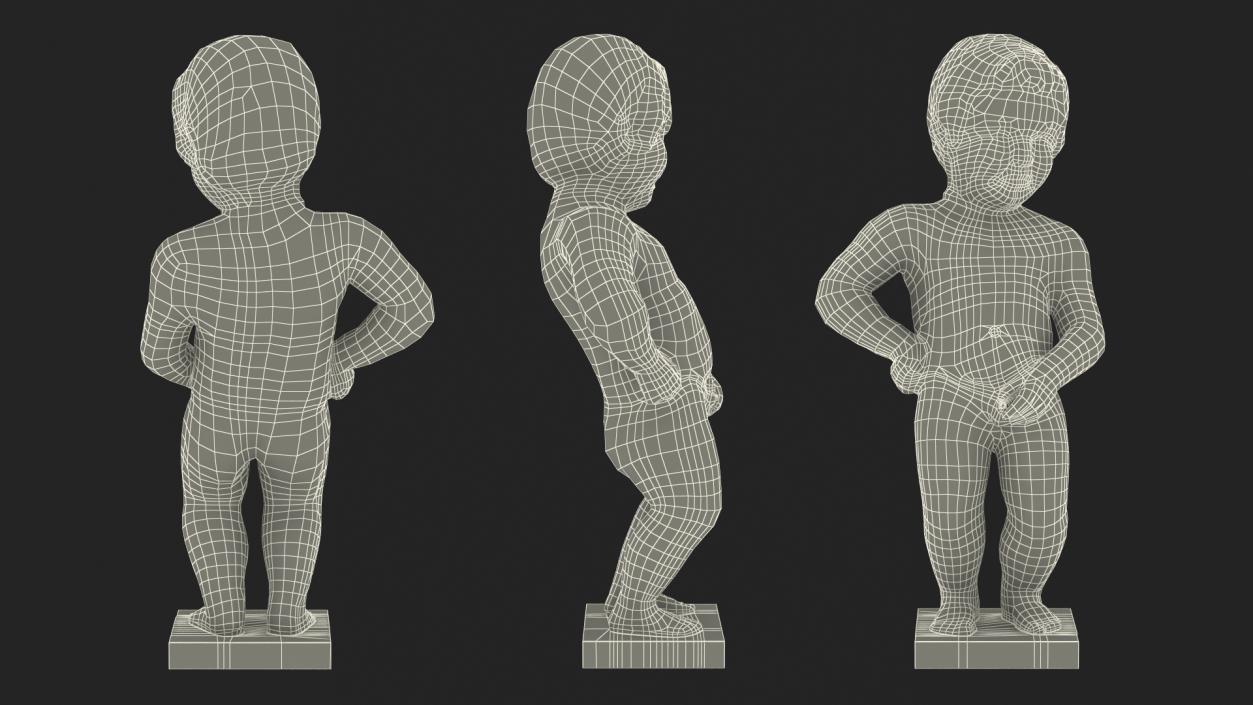 3D Statues Collection model