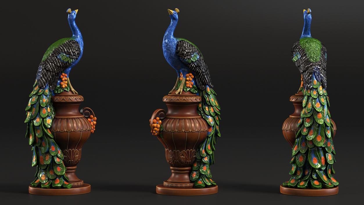 3D Statues Collection model