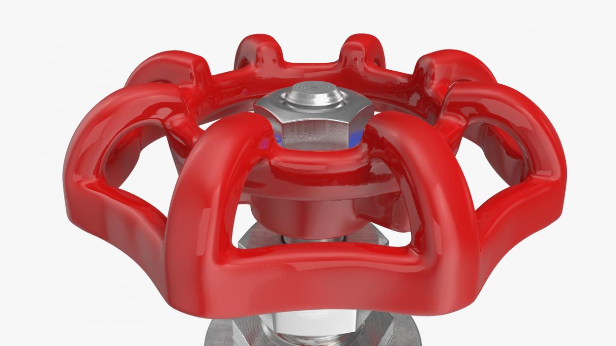 Nickel Gate Valve 3D