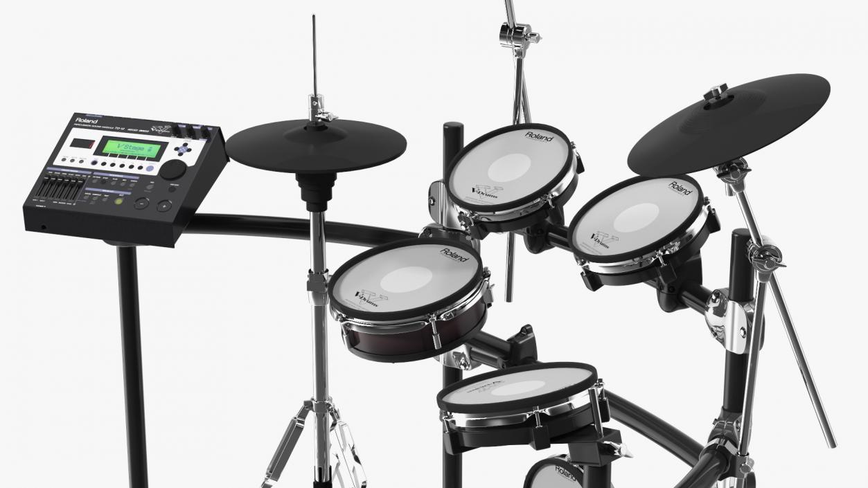 3D Electronic Drum Kit Roland with Module model