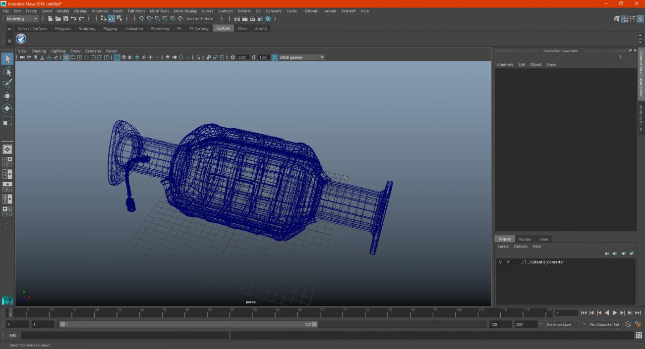 Catalytic Converter 3D model