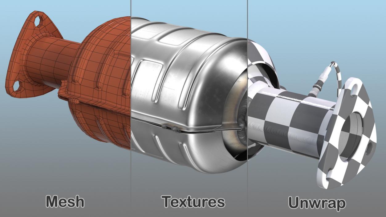 Catalytic Converter 3D model