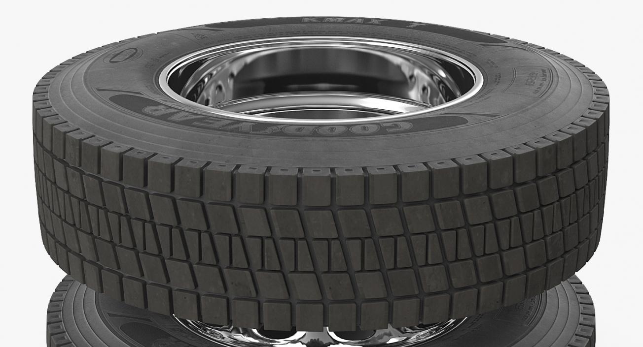 Truck Rear Wheels 3D