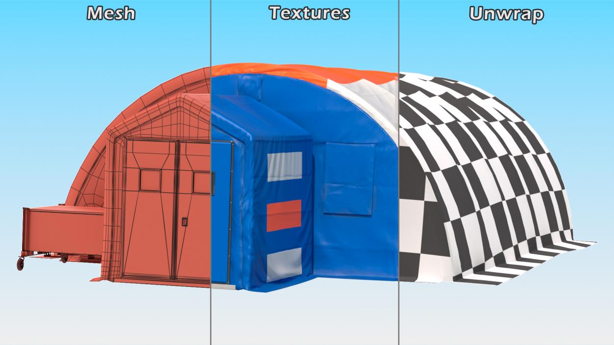 3D Portable Negative Pressure Isolation Ward