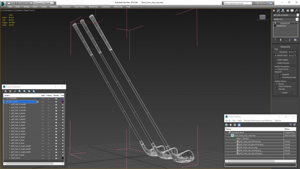 3D Short Irons