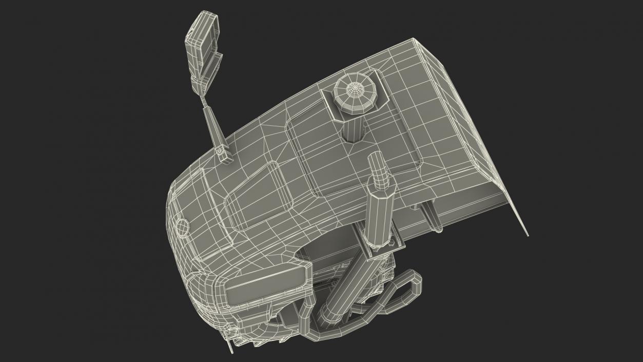 3D BRAUD 9090X Harvester Engine Part model