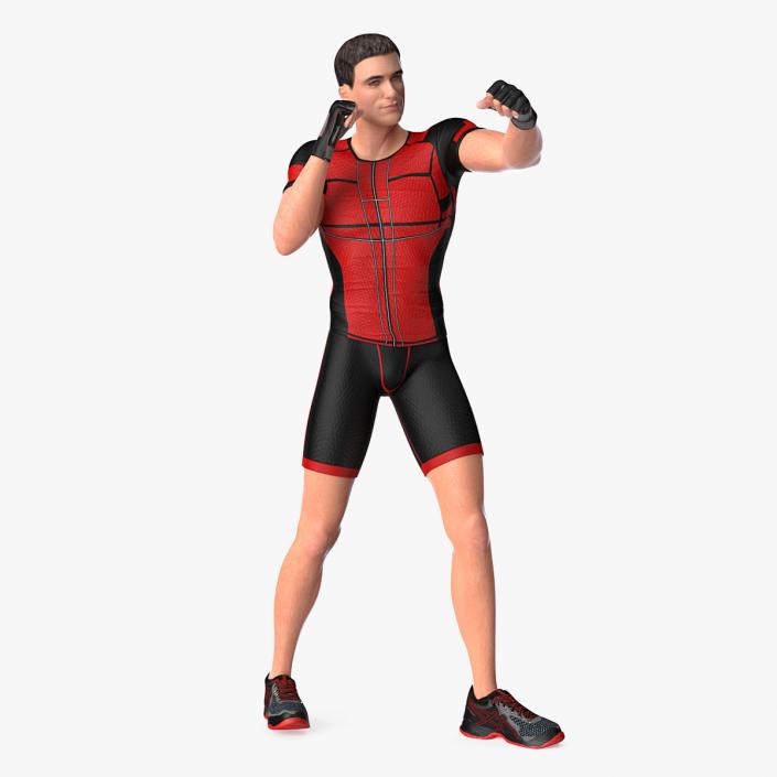 3D Exercise Trainer Rigged model