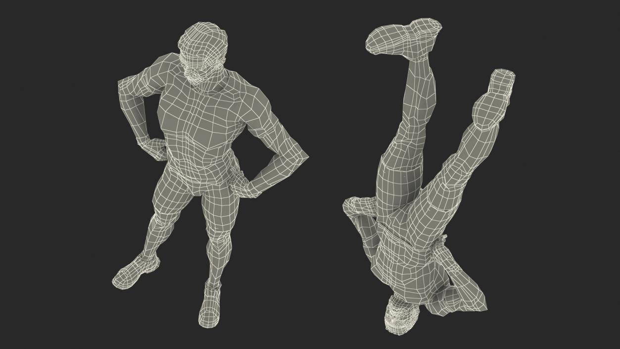 3D Exercise Trainer Rigged model