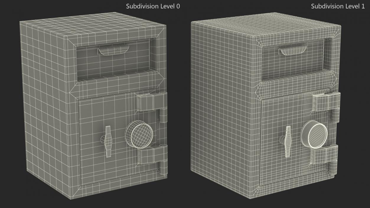 3D Drop Safe American Security ESL10 model