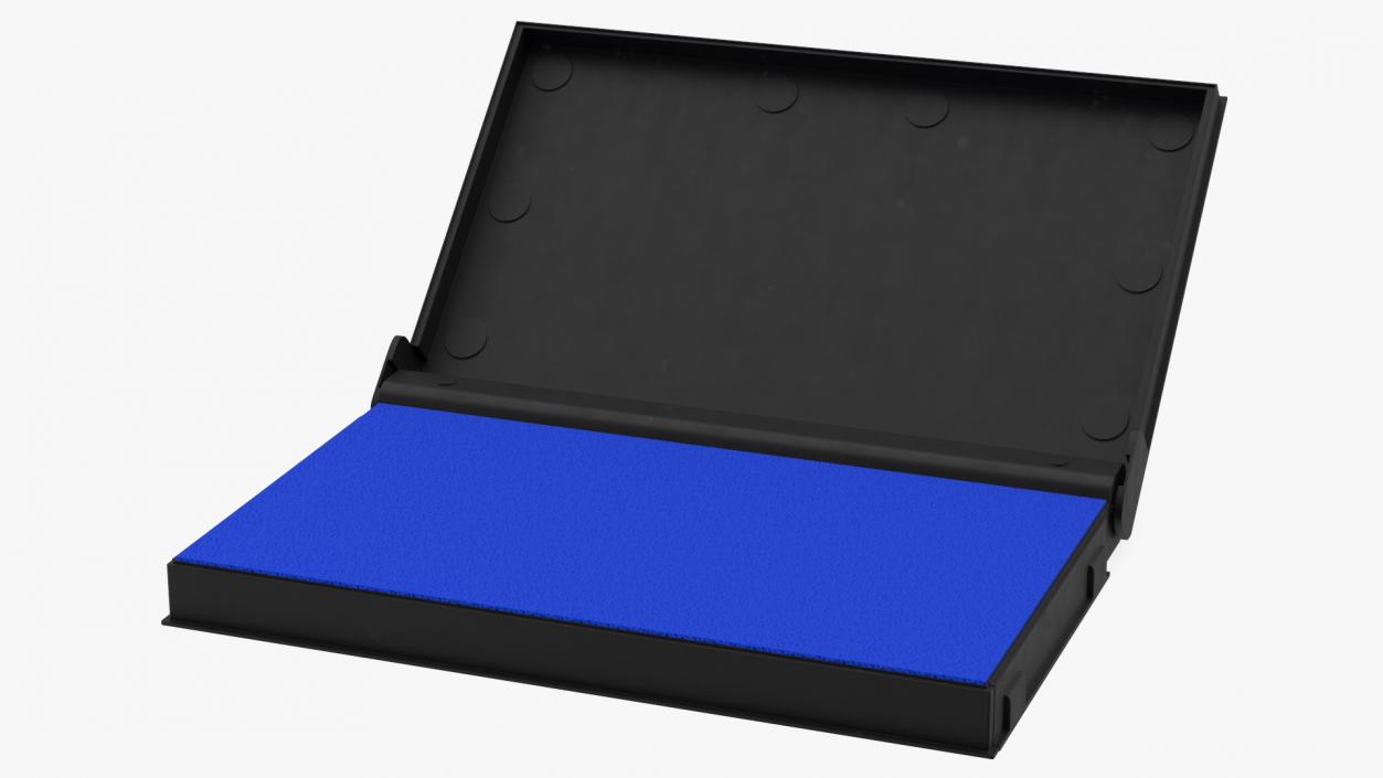 3D Stamp Ink Pad Blue model