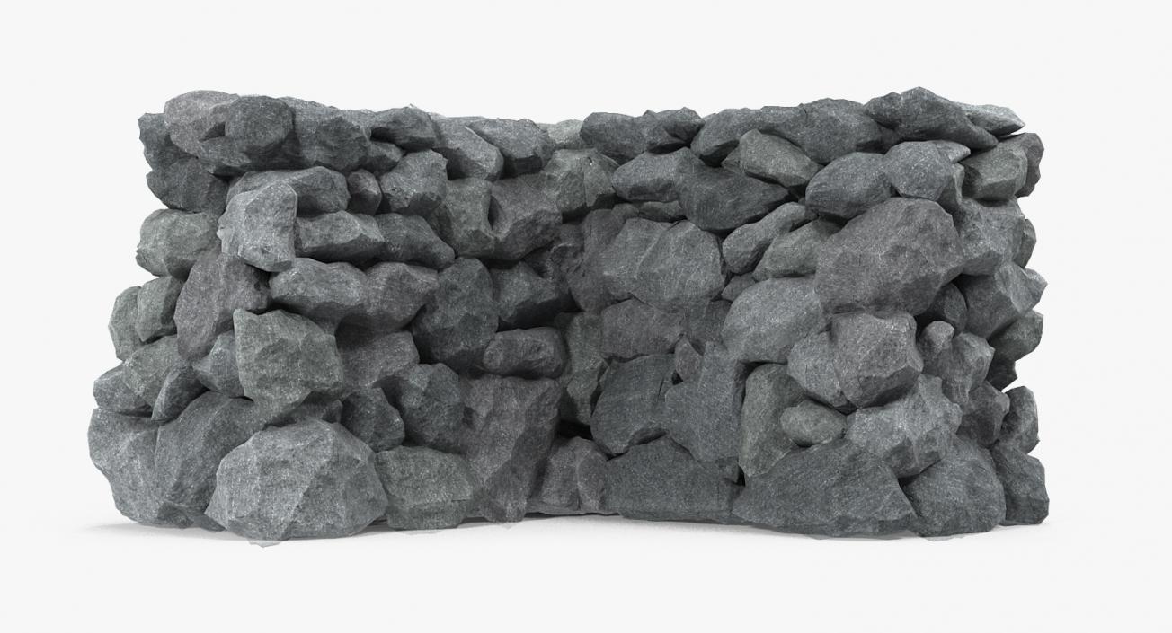 Corner Stone Wall 3D