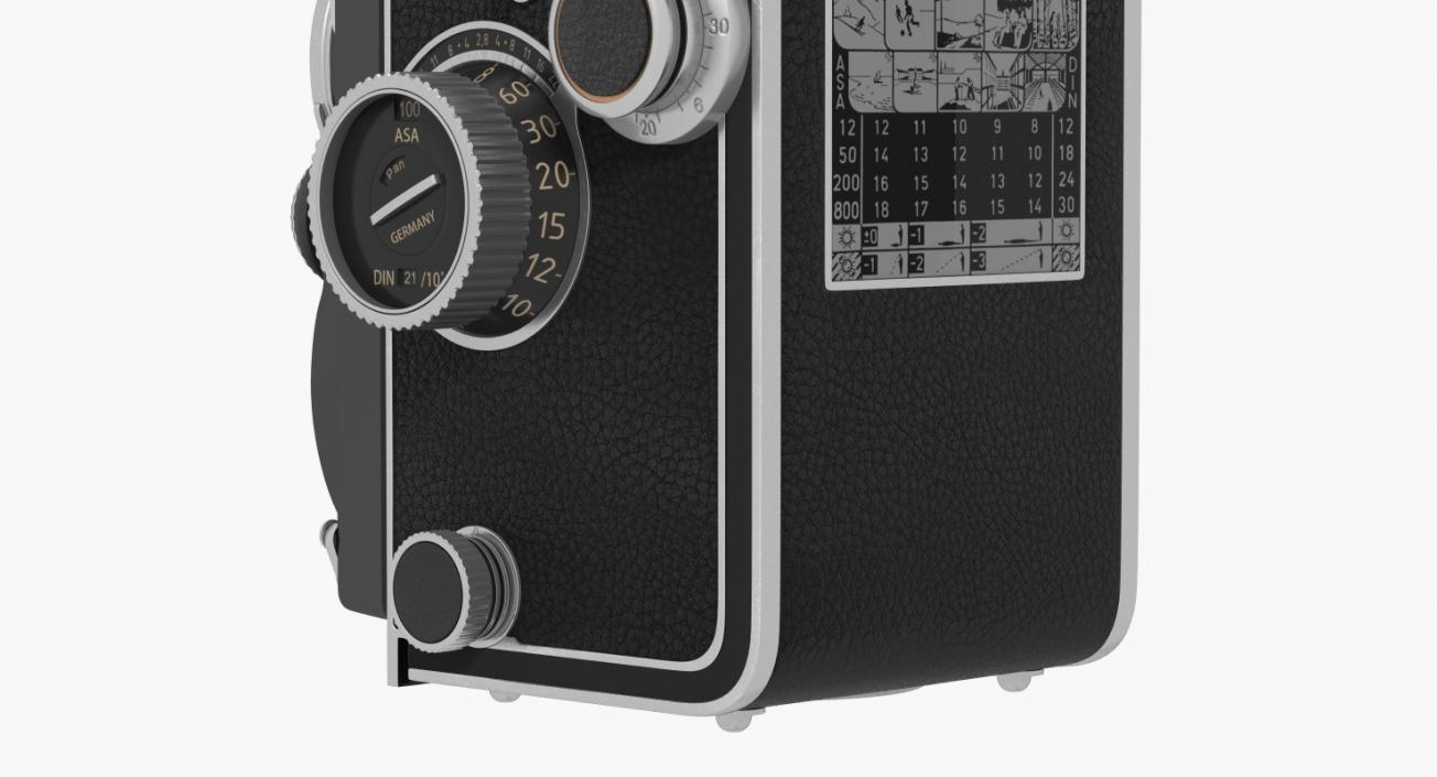 3D Rolleiflex TLR Film Camera