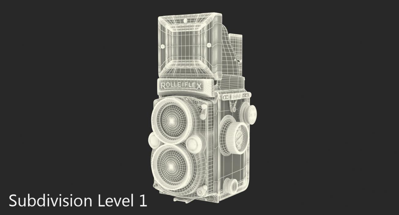 3D Rolleiflex TLR Film Camera