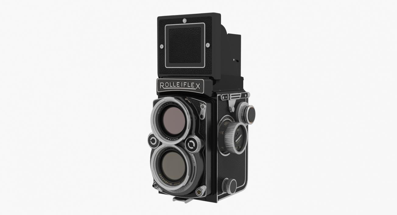 3D Rolleiflex TLR Film Camera