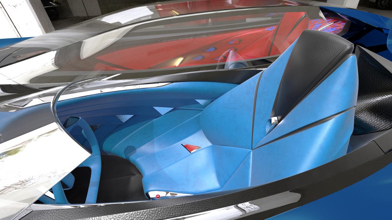 DS X E-TENSE Concept Car 3D model