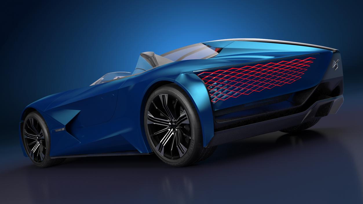 DS X E-TENSE Concept Car 3D model