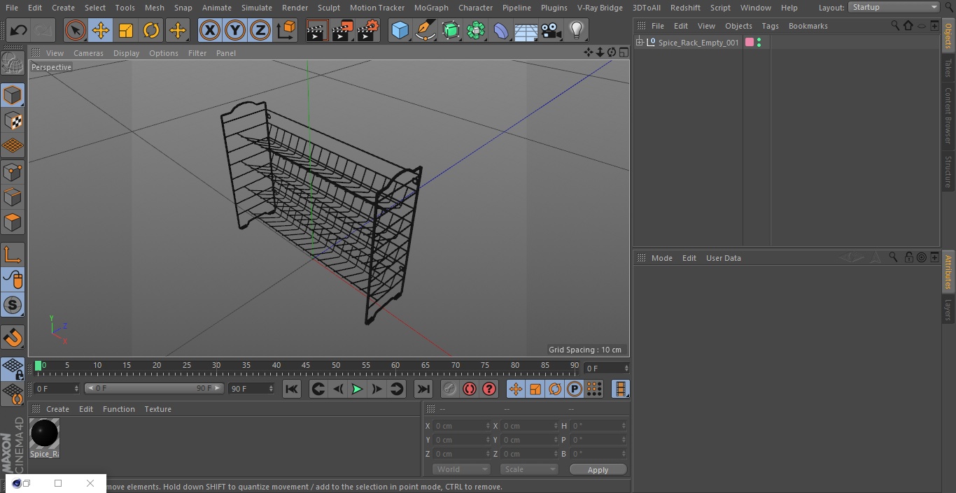 3D Spice Rack Empty