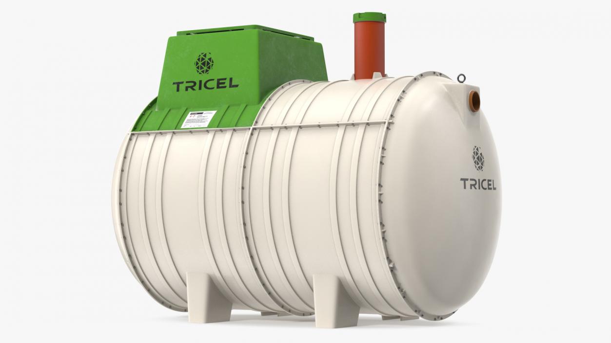 3D Tricel Novo Wastewater Treatment Plant model