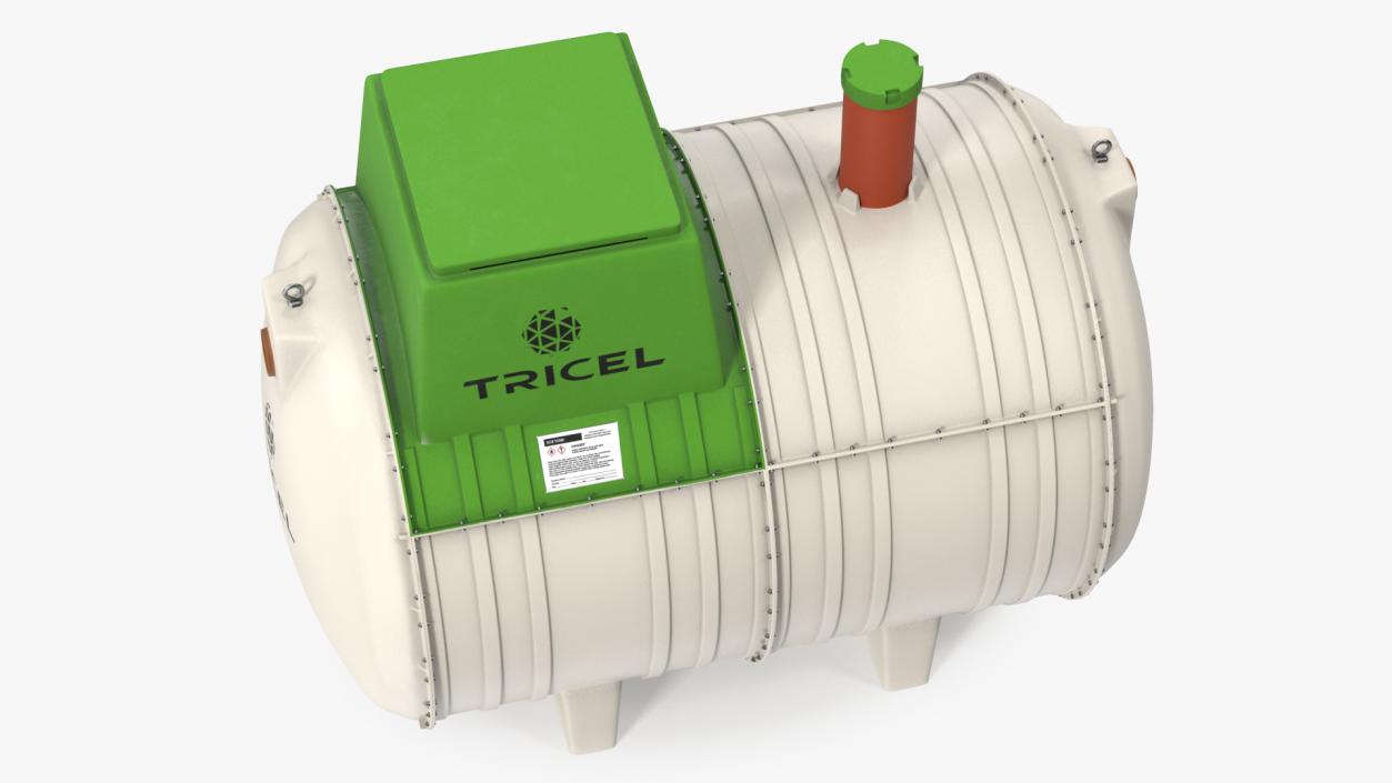 3D Tricel Novo Wastewater Treatment Plant model