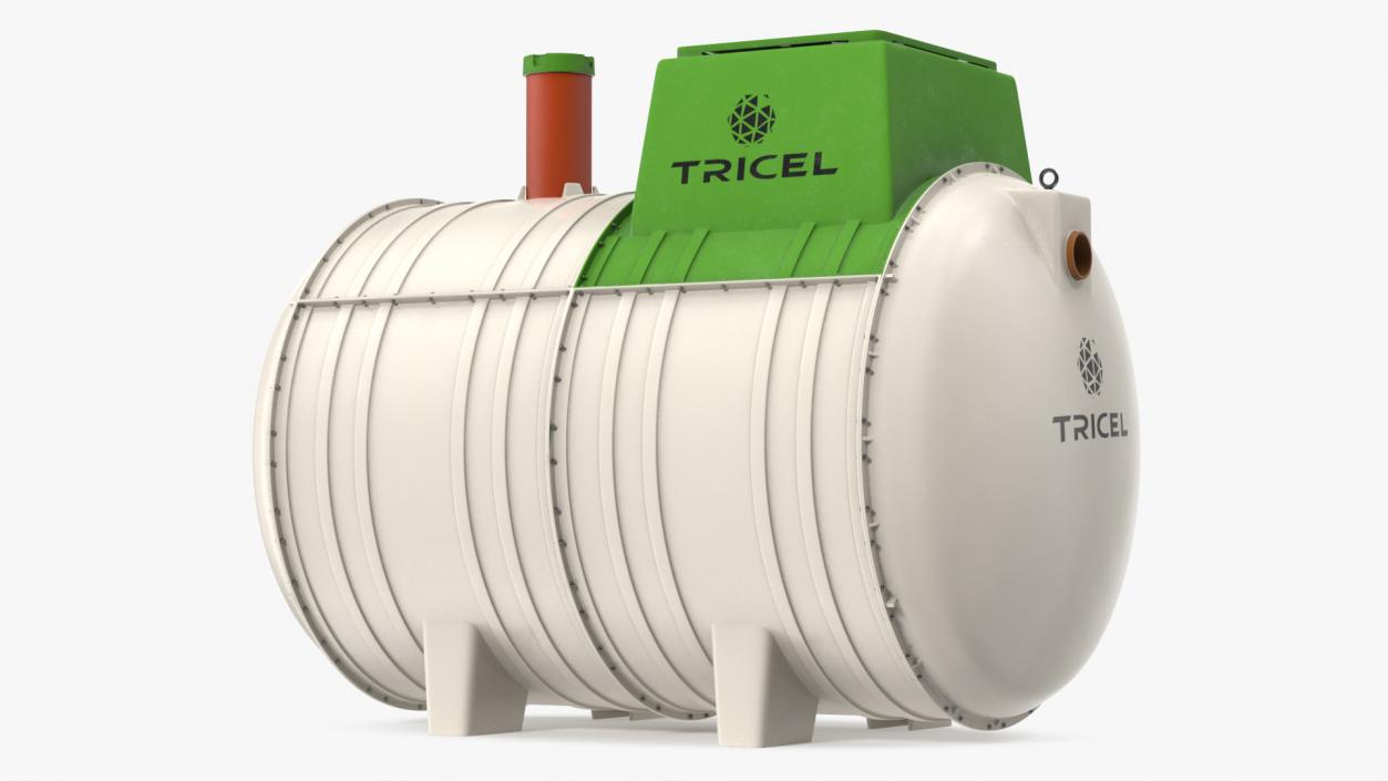 3D Tricel Novo Wastewater Treatment Plant model