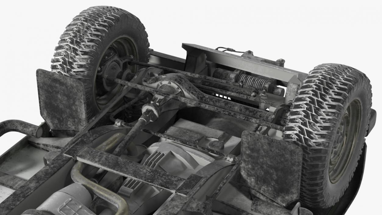 3D Dirty Off Road Car model