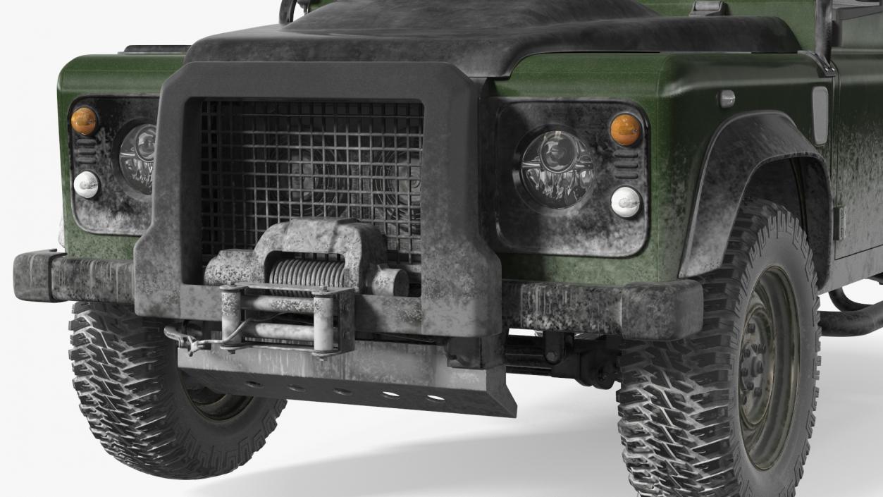 3D Dirty Off Road Car model