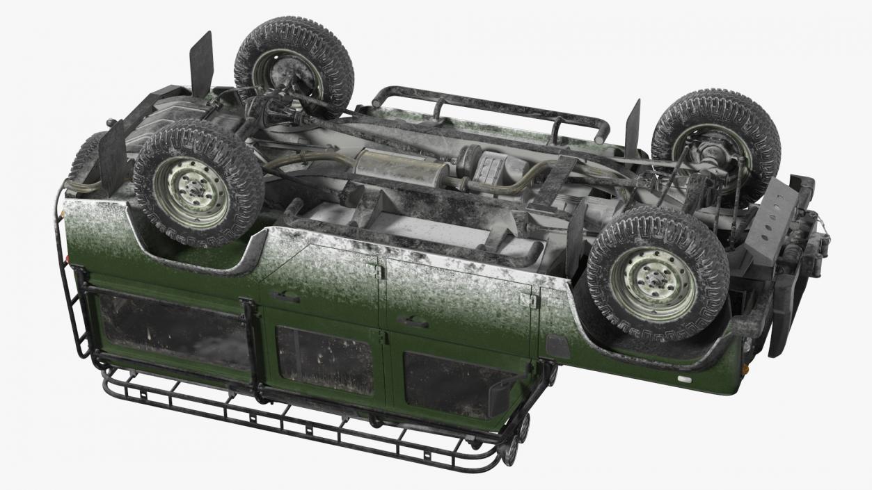 3D Dirty Off Road Car model