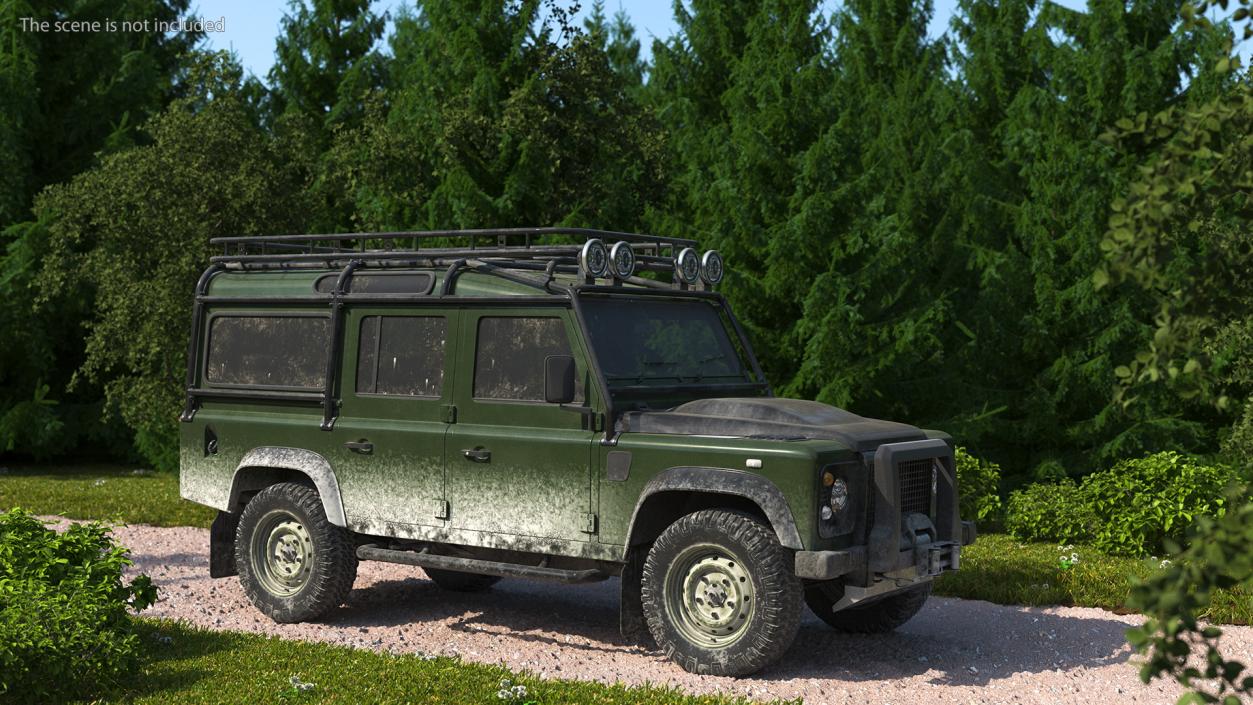 3D Dirty Off Road Car model