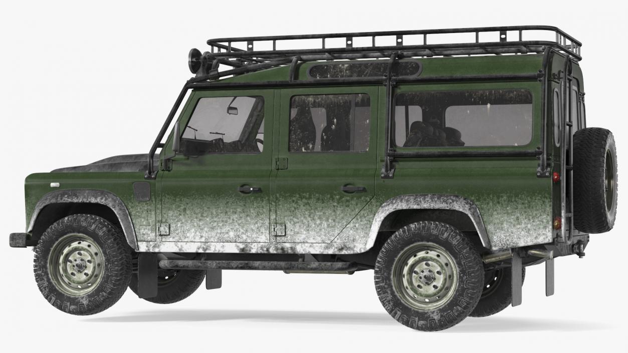 3D Dirty Off Road Car model