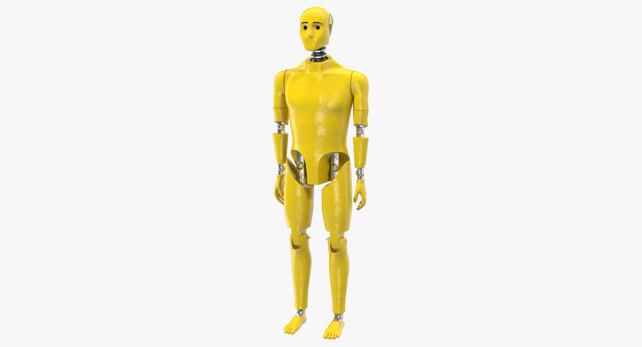 3D model Crash Test Dummy Standing Pose