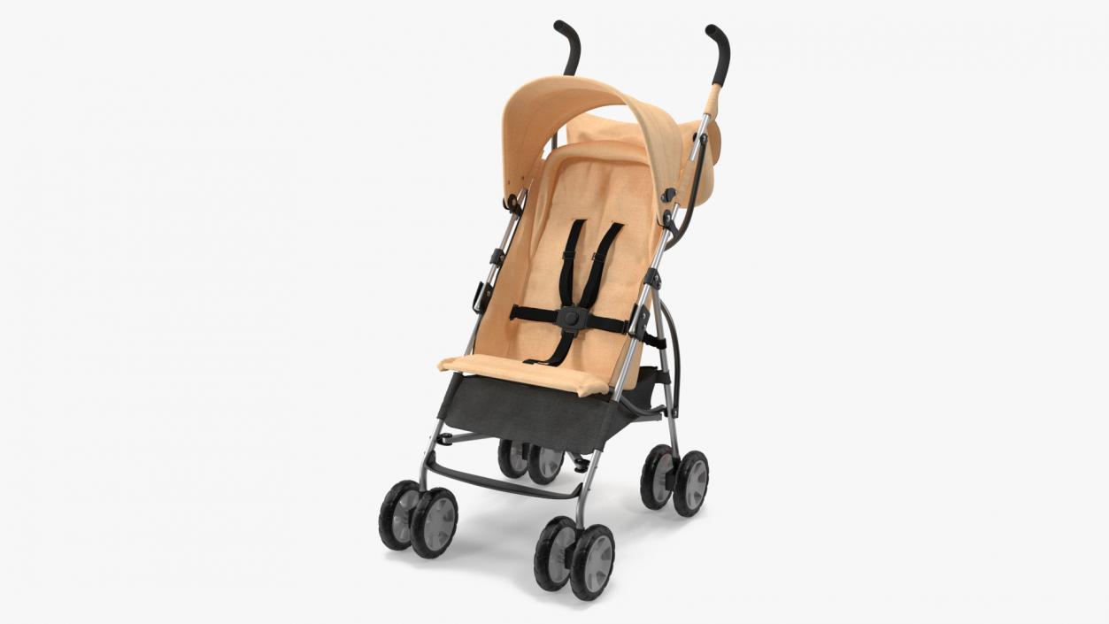 3D Lightweight Baby Stroller Beige