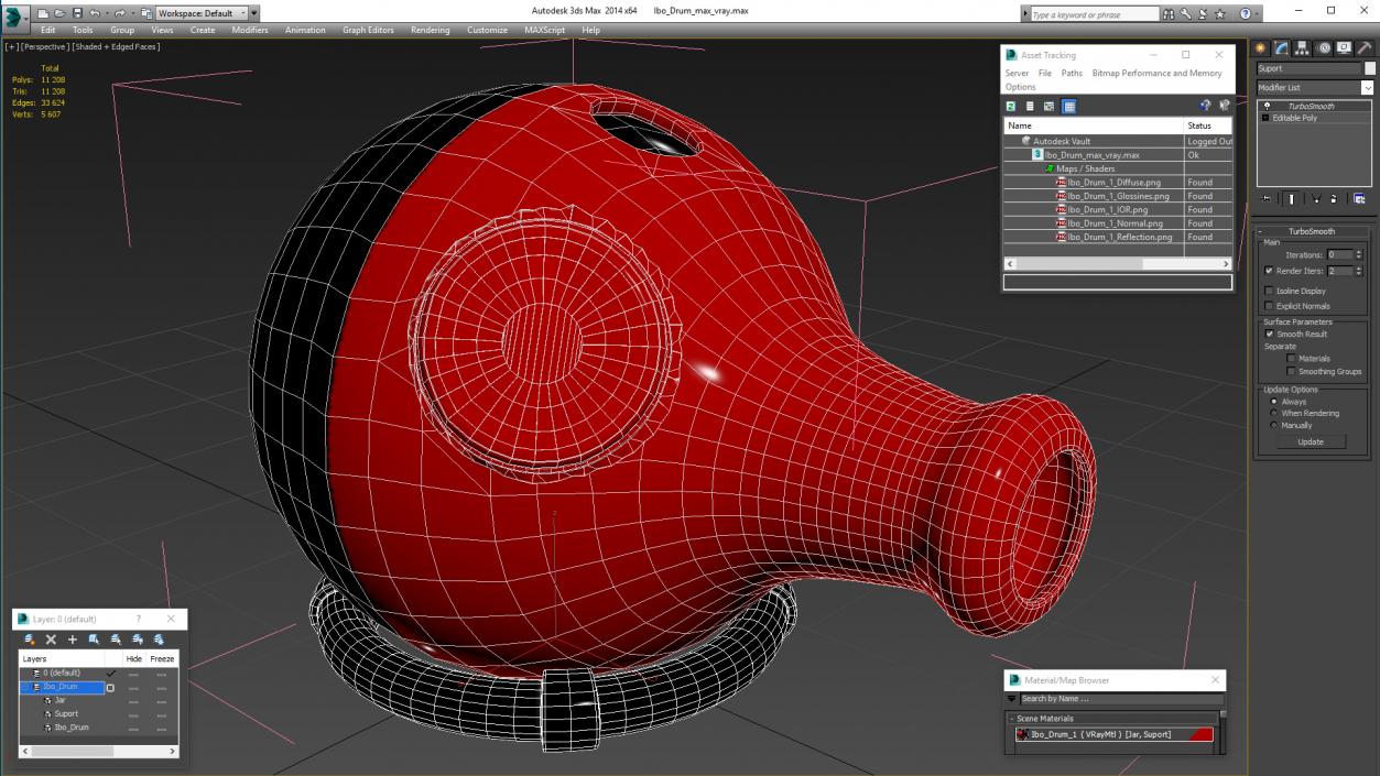 3D model Ibo Drum