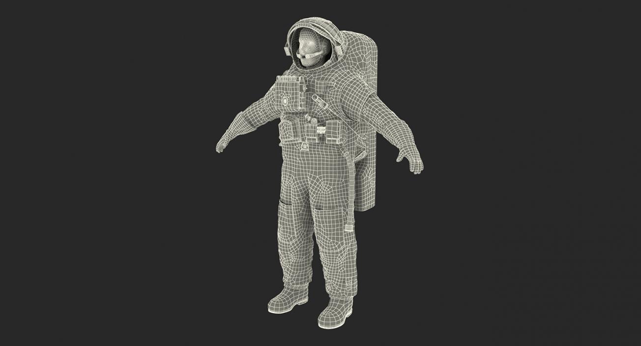 3D Astronauts Collection 5 model