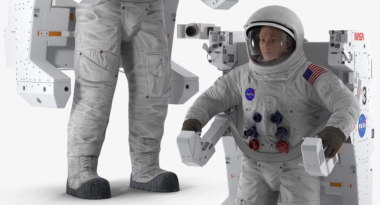 3D Astronauts Collection 5 model