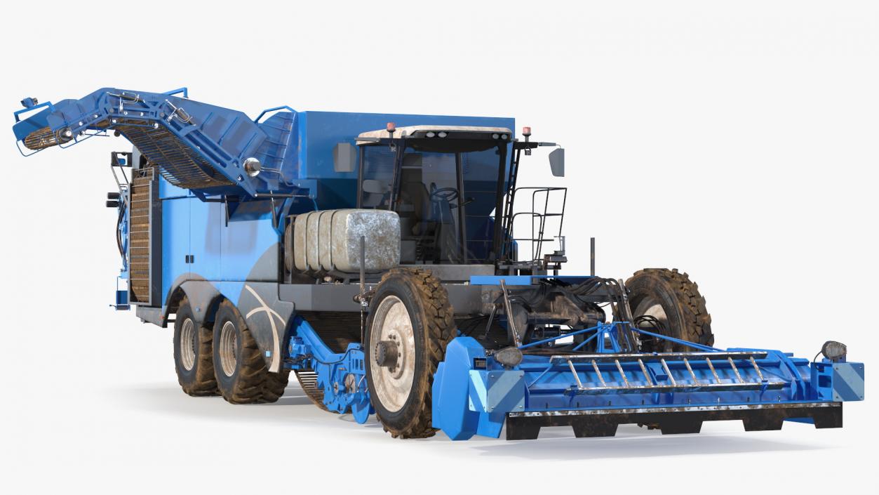 Potato Harvester Dirty 3D