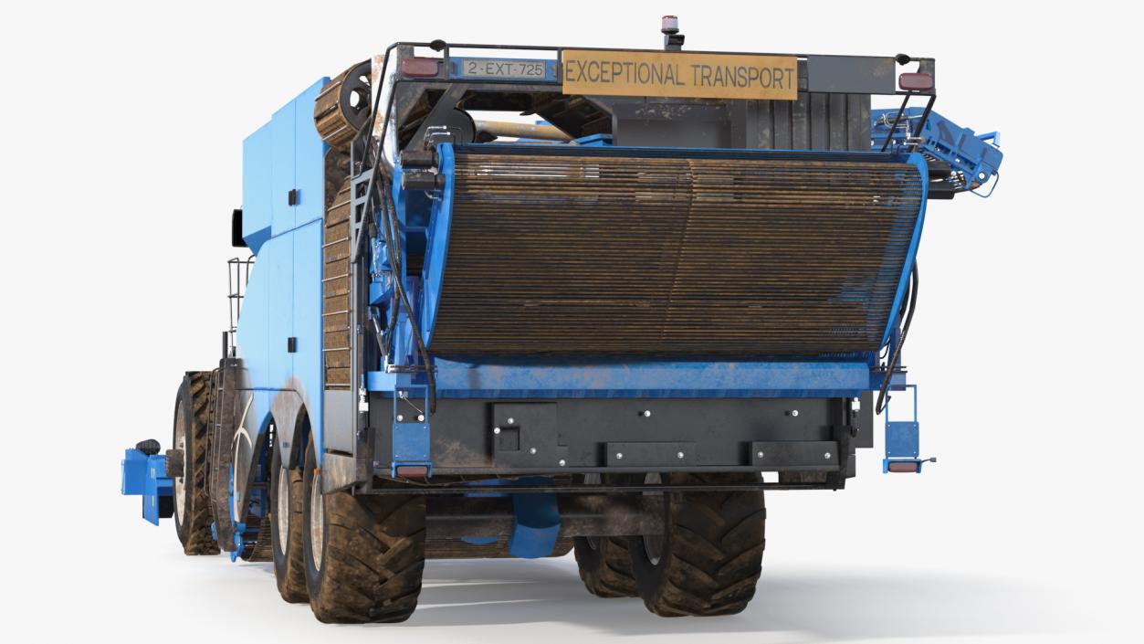 Potato Harvester Dirty 3D