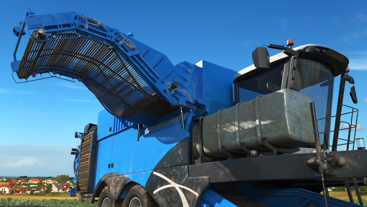 Potato Harvester Dirty 3D