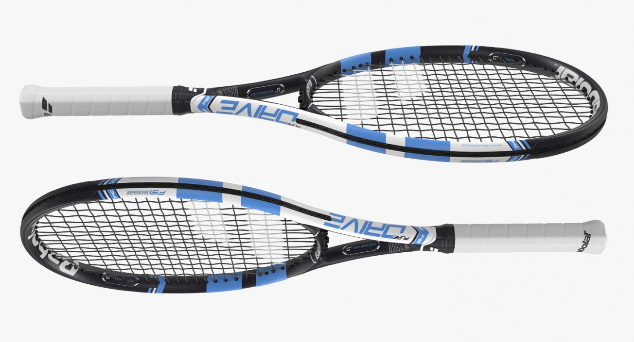 3D BABOLAT Pure Drive Tennis Racquet Blue model